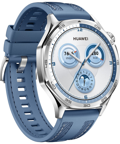 Huawei WATCH GT5 46mm 3,63 cm (1.43") AMOLED Digital 466 x 466 pixlar Rostfritt stål GPS