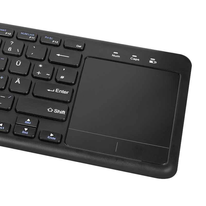 2Direct ID0188 tangentbord Hem / Kontor RF Trådlös QWERTZ tyska Svart