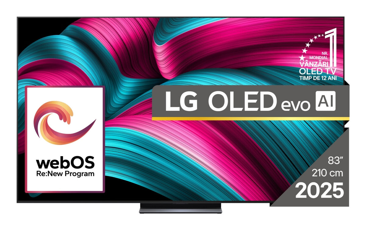 LG OLED evo AI OLED83C51LA TV-apparat 2,11 m (83") 4K Ultra HD Smart-TV Wi-Fi Svart