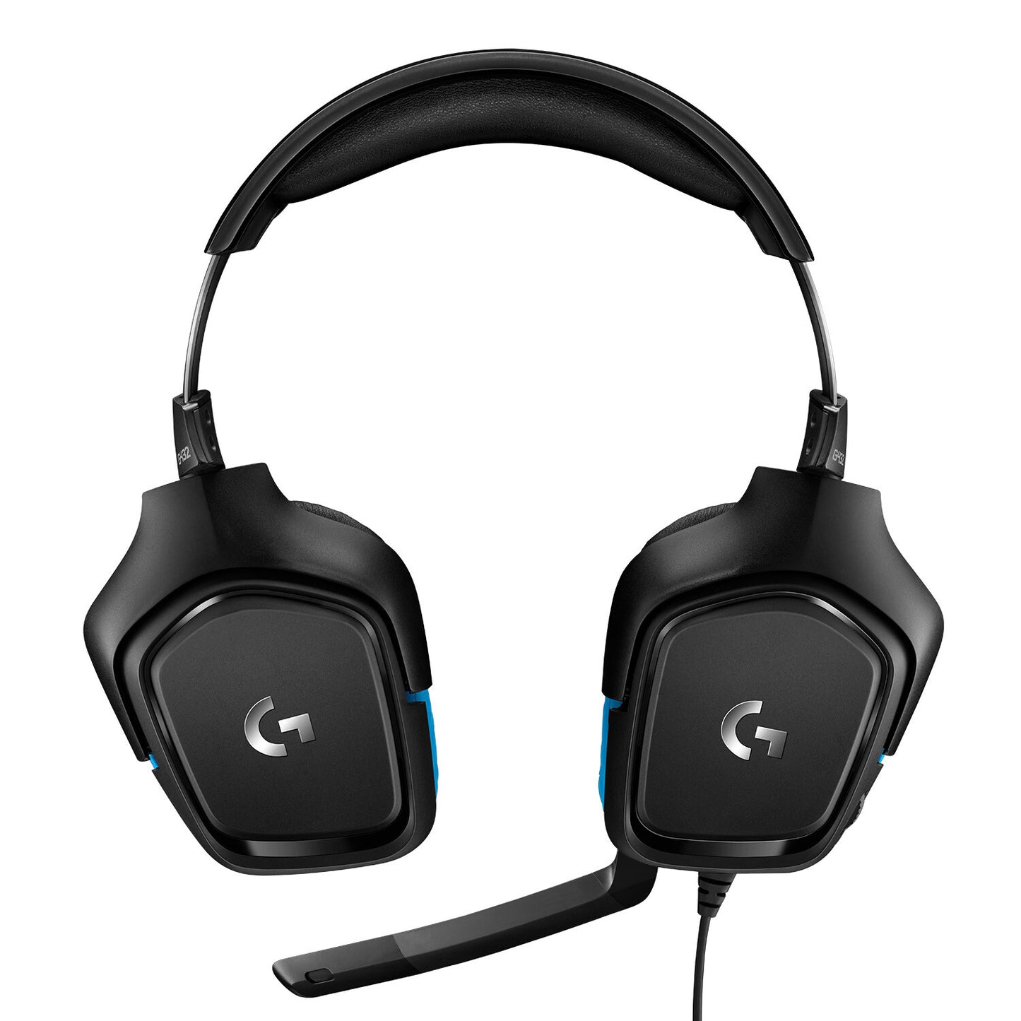 Logitech G 981-000770 hörlur och headset Kabel Huvudband Spela Svart, Blå