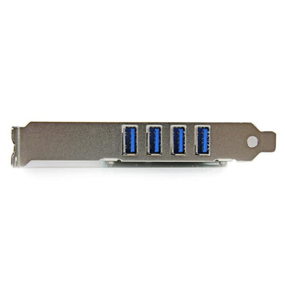 StarTech.com PCI Express PCIe SuperSpeed USB 3.0-kontrollerkortadapter med 4 portar och UASP - SATA-ström