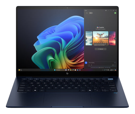 HP EliteBook Ultra G1q8 Qualcomm Snapdragon X1P-42-100 Bärbar dator 35,6 cm (14") 2.2K 16 GB LPDDR5x-SDRAM 512 GB SSD Wi-Fi 7 (802.11be) Windows 11 Pro Blå