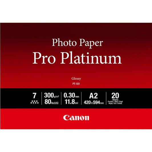 Canon 2768B067 fotopapper A2 Vit Högglans
