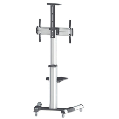 Manhattan 461245 fäste och ställ till bildskärm 177,8 cm (70") Golv Svart, Silver