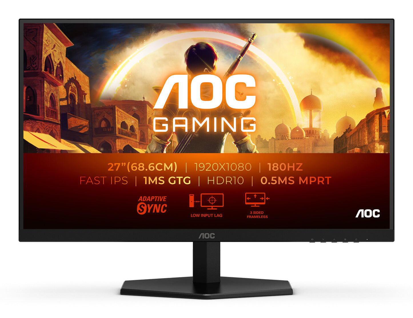 AOC G4 27G42E platta pc-skärmar 68,6 cm (27") 1920 x 1080 pixlar Full HD LCD Svart