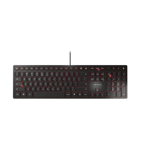CHERRY KC 6000 Slim tangentbord Universal USB Engelska (USA) Svart