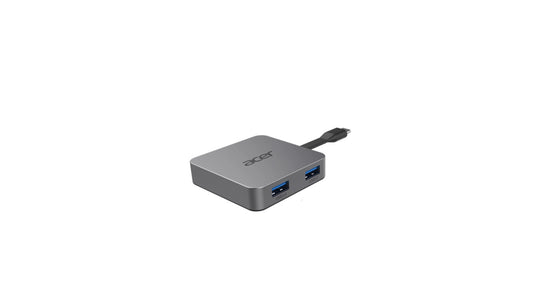 Acer 4-in-1 Type-C Dongle Kabel USB 3.2 Gen 1 (3.1 Gen 1) Type-C Silver
