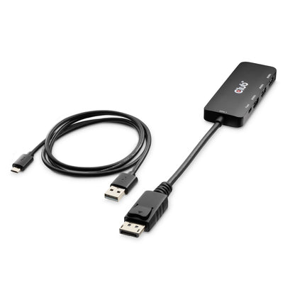 CLUB3D CSV-7330 dockningsstationer för bärbara datorer DisplayPort Svart
