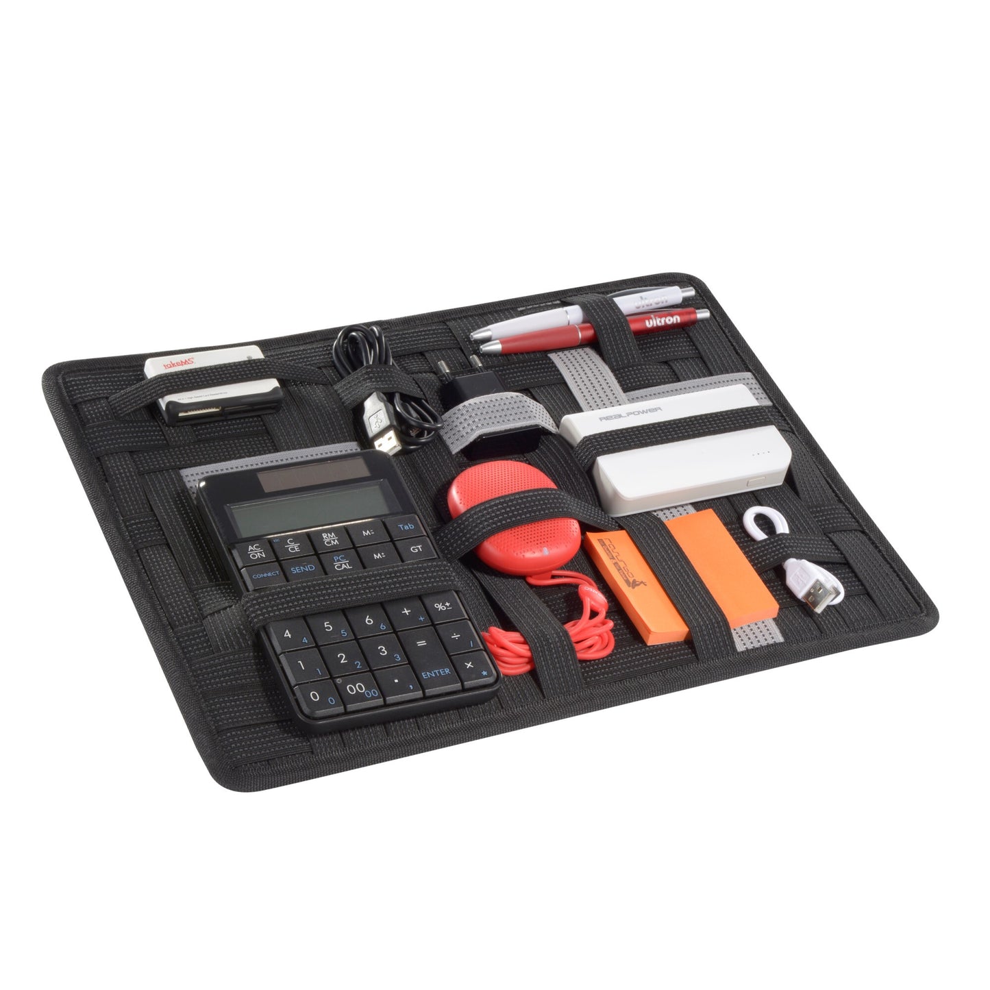 RealPower 156802 iPad-fodral 27,9 cm (11") Svart, Grå