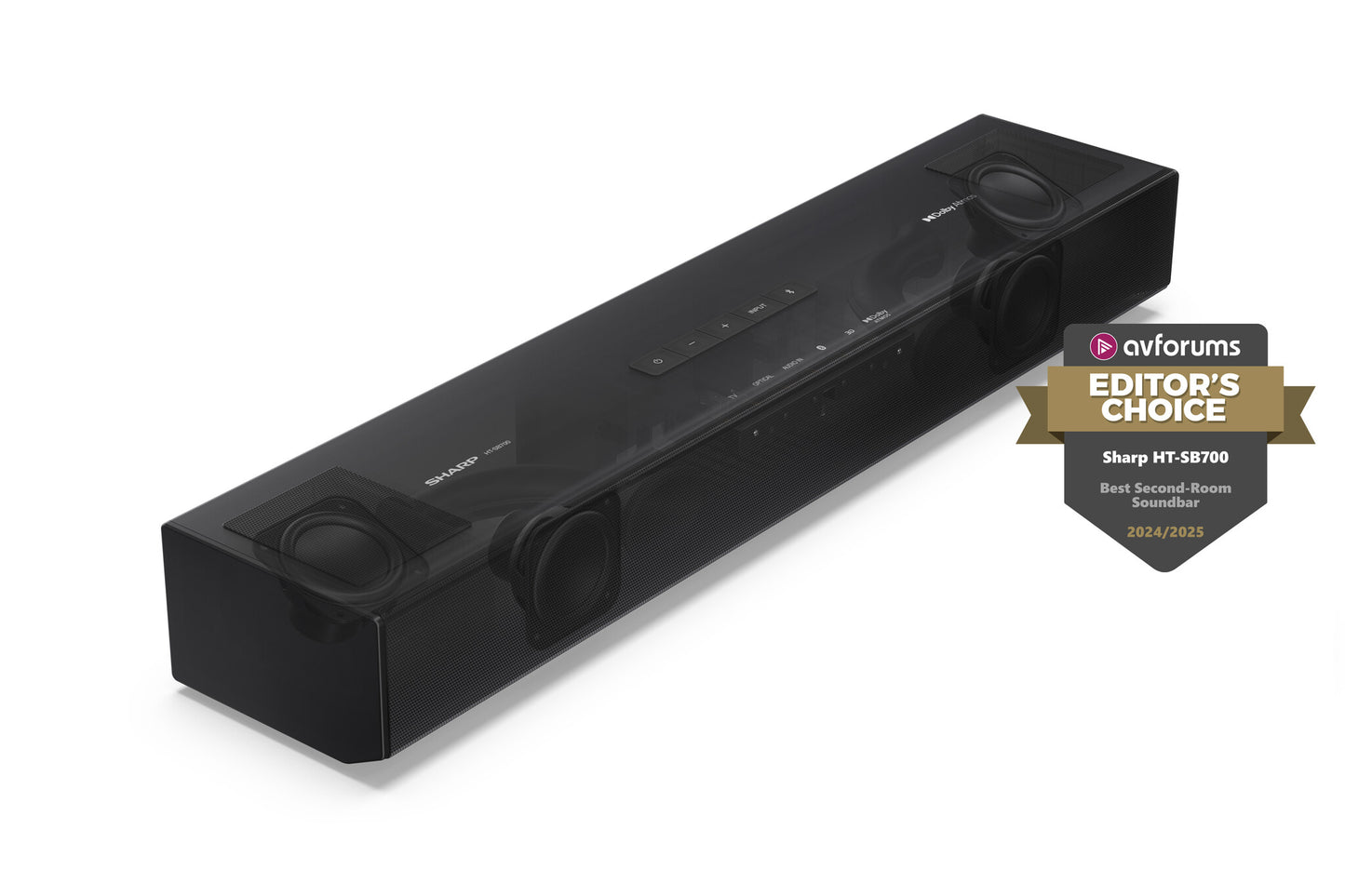 Sharp HT-SB700 soundbar-högtalare Svart 2.0.2 kanaler 140 W