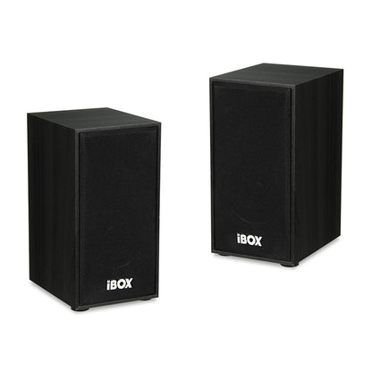 iBox IGLSP1B högtalare 2-vägs Svart Kabel 10 W