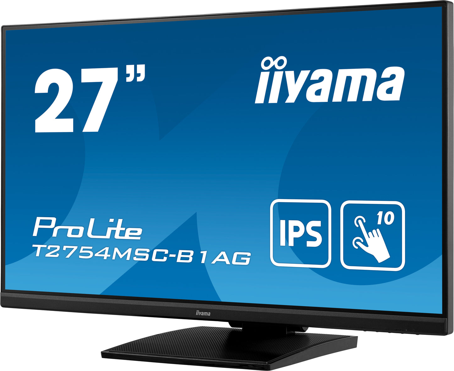 iiyama ProLite T2754MSC-B1AG platta pc-skärmar 68,6 cm (27") 1920 x 1080 pixlar Full HD LED Pekskärm Flera användare Svart
