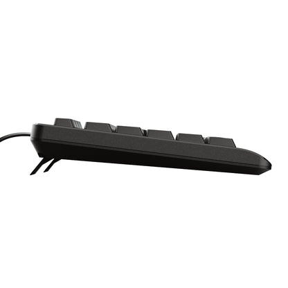 Trust TK-150 tangentbord Kontor USB QWERTZ tyska Svart