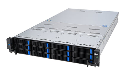 ASUS RS720A-E12-RS12 Socket SP5 Rack (2U) Grå