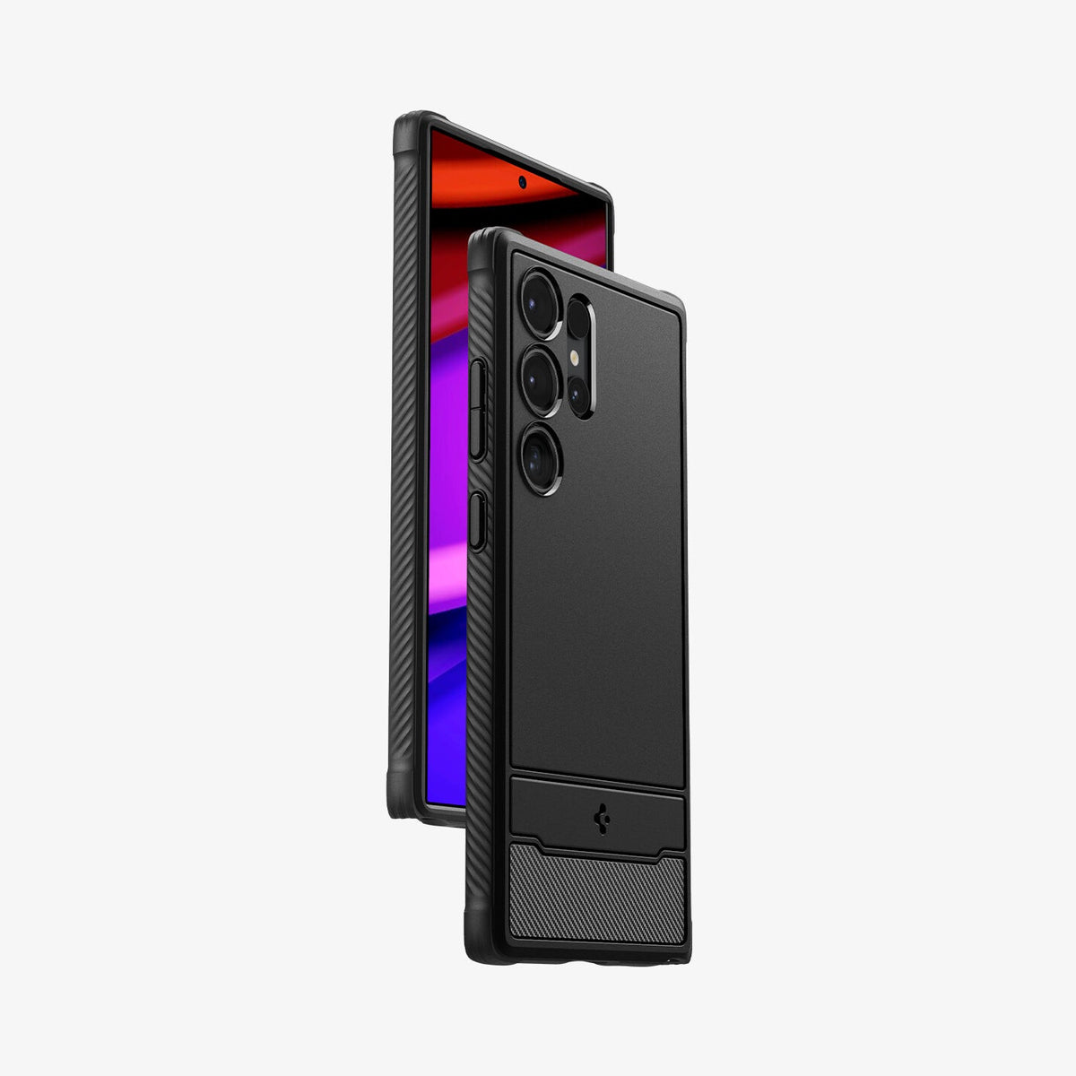 Spigen Rugged Armor mobiltelefonfodral 17,3 cm (6.8") Mobilskal Svart