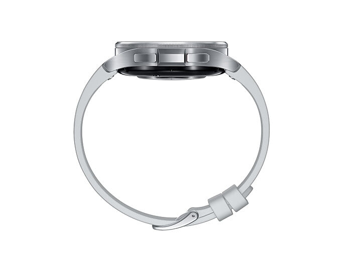 Samsung Galaxy Watch6 Classic SM-R955FZSADBT smartklocka och träningsklocka 3,3 cm (1.3") AMOLED 43 mm Digital 432 x 432 pixlar Pekskärm 4G Silver Wi-Fi GPS