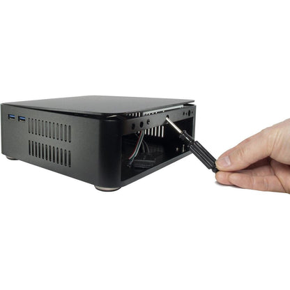 Inter-Tech ITX A60 Mini Tower Svart 60 W