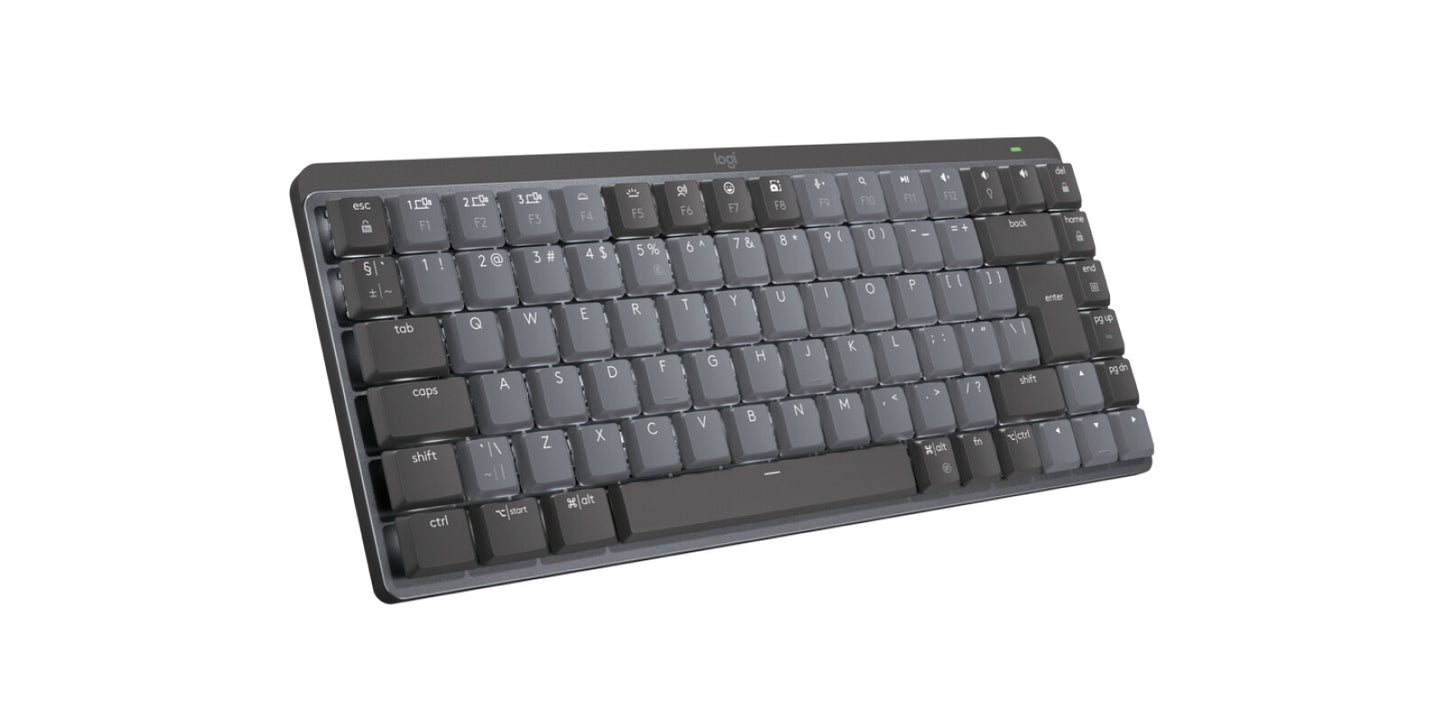 Logitech Master 920-010780 tangentbord Kontor Trådlös RF + Bluetooth QWERTY Amerikanskt internationellt grafit
