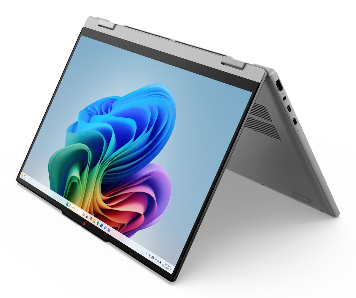 Lenovo IdeaPad 5 2-in-1 15AGP11 Copilot+ PC AMD Ryzen AI 5 430 Hybrid (2-i-1) 38,9 cm (15.3") Pekskärm WUXGA 16 GB DDR5-SDRAM 512 GB SSD Wi-Fi 7 (802.11be) Windows 11 Home tyska Grå