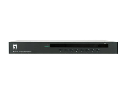 LevelOne KVM-3208 KVM-switchar Rackmontering Svart