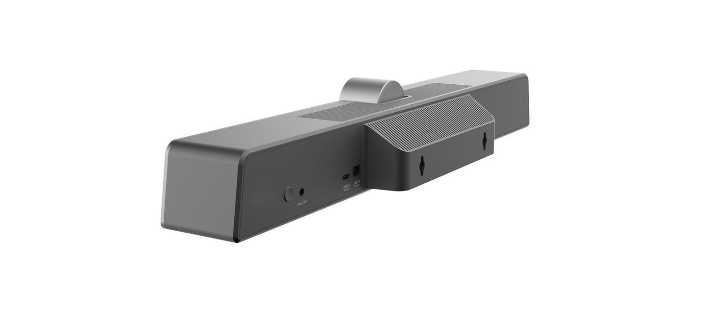 Kramer Electronics K-Bar webbkameror 12 MP 3840 x 2160 pixlar USB 2.0 Grå
