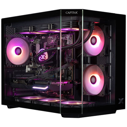 CAPTIVA PC Highend Gaming R90-031 (Ryzen 7 5700X/RTX5070 12GB GDDR7/SSD 1TB/32GB/WLAN/Windows 11 Home 64-bit) AMD Ryzen™ 7 DDR4-SDRAM NVIDIA GeForce RTX 5070 Svart