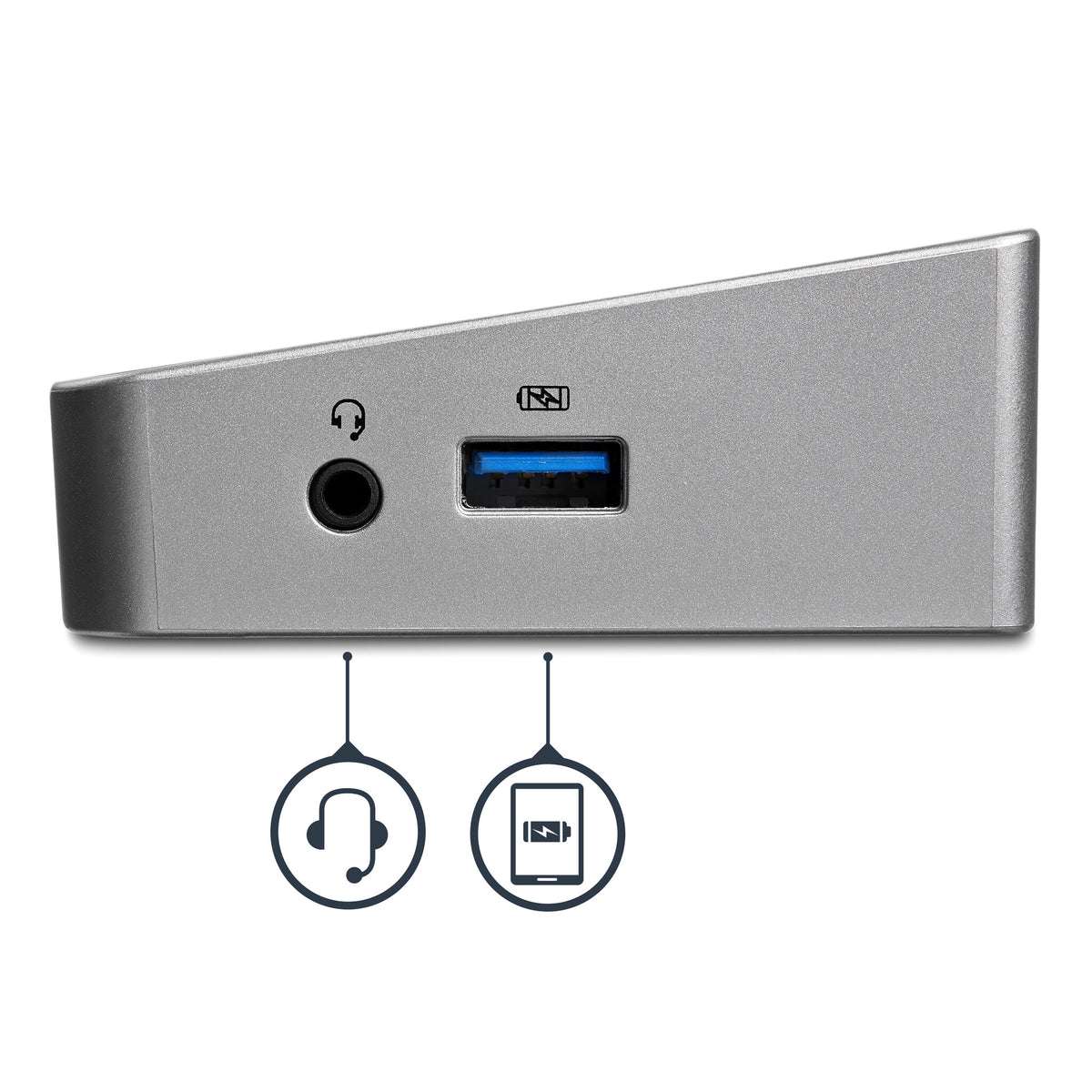 StarTech.com USB 3.0-dockningsstation för trippelskärmar - 1x HDMI - 2x DisplayPort