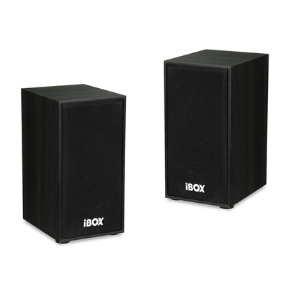 iBox IGLSP1B högtalare 2-vägs Svart Kabel 10 W