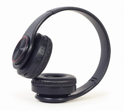 Gembird BHP-LED-01 hörlur och headset Kabel & Trådlös Huvudband Musik/vardag Micro-USB Bluetooth Svart