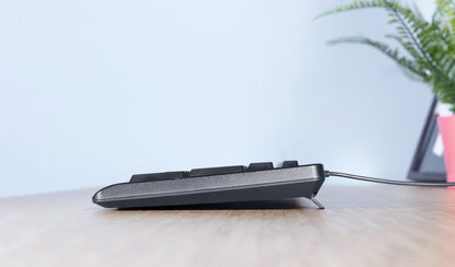 Trust TK-150 tangentbord Kontor USB QWERTZ tyska Svart