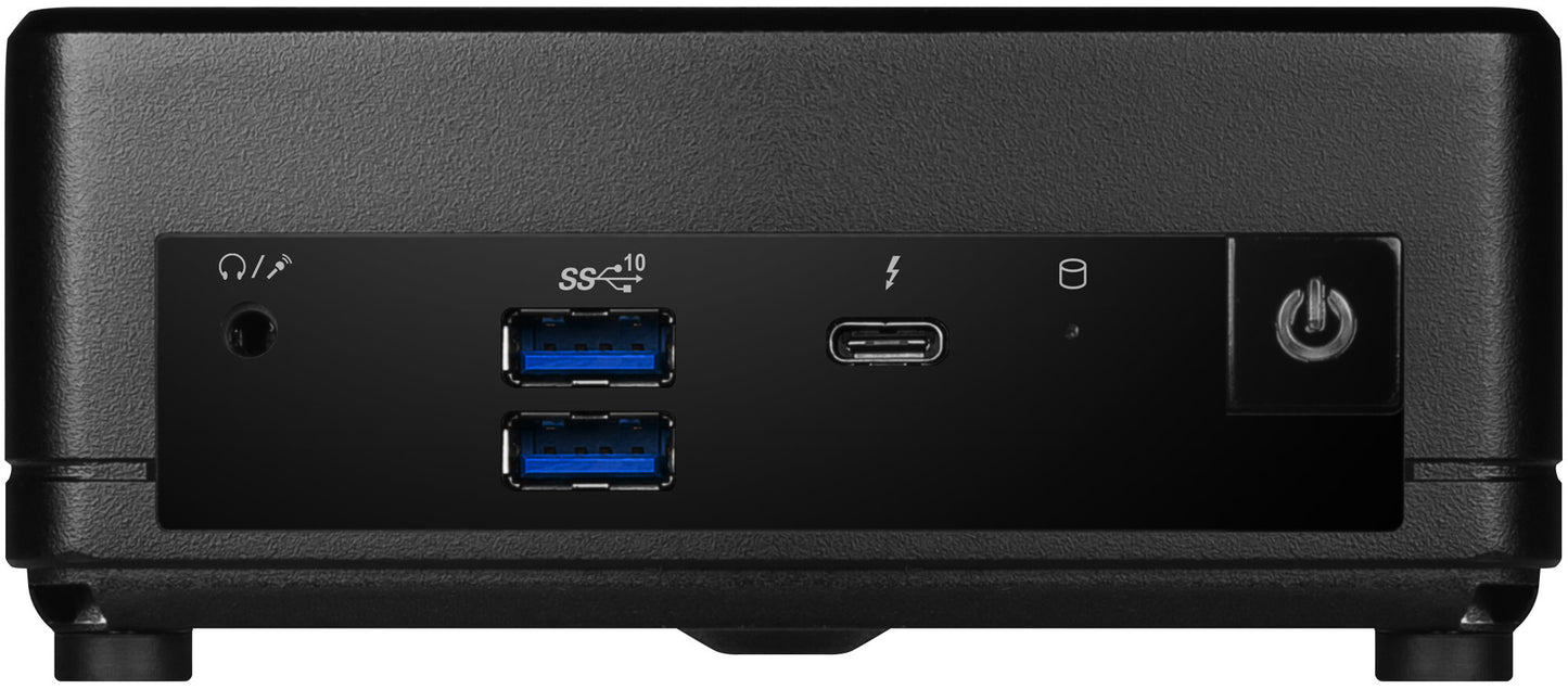 MSI Cubi NUC 1MG-020XDE Intel Core 7 150U 16 GB DDR5-SDRAM 512 GB SSD Mini PC Mini-PC Svart