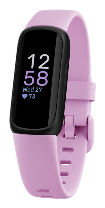 Fitbit Inspire 3 AMOLED Armband med aktivitetsspårare Svart, lila