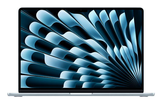 Apple MacBook Air Apple M M4 Bärbar dator 38,9 cm (15.3") 16 GB 256 GB SSD Wi-Fi 6E (802.11ax) macOS Sequoia Blå