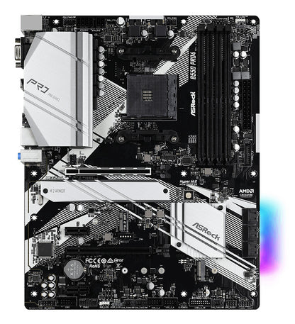 Asrock B550 Pro4 AMD B550 Uttag AM4 ATX