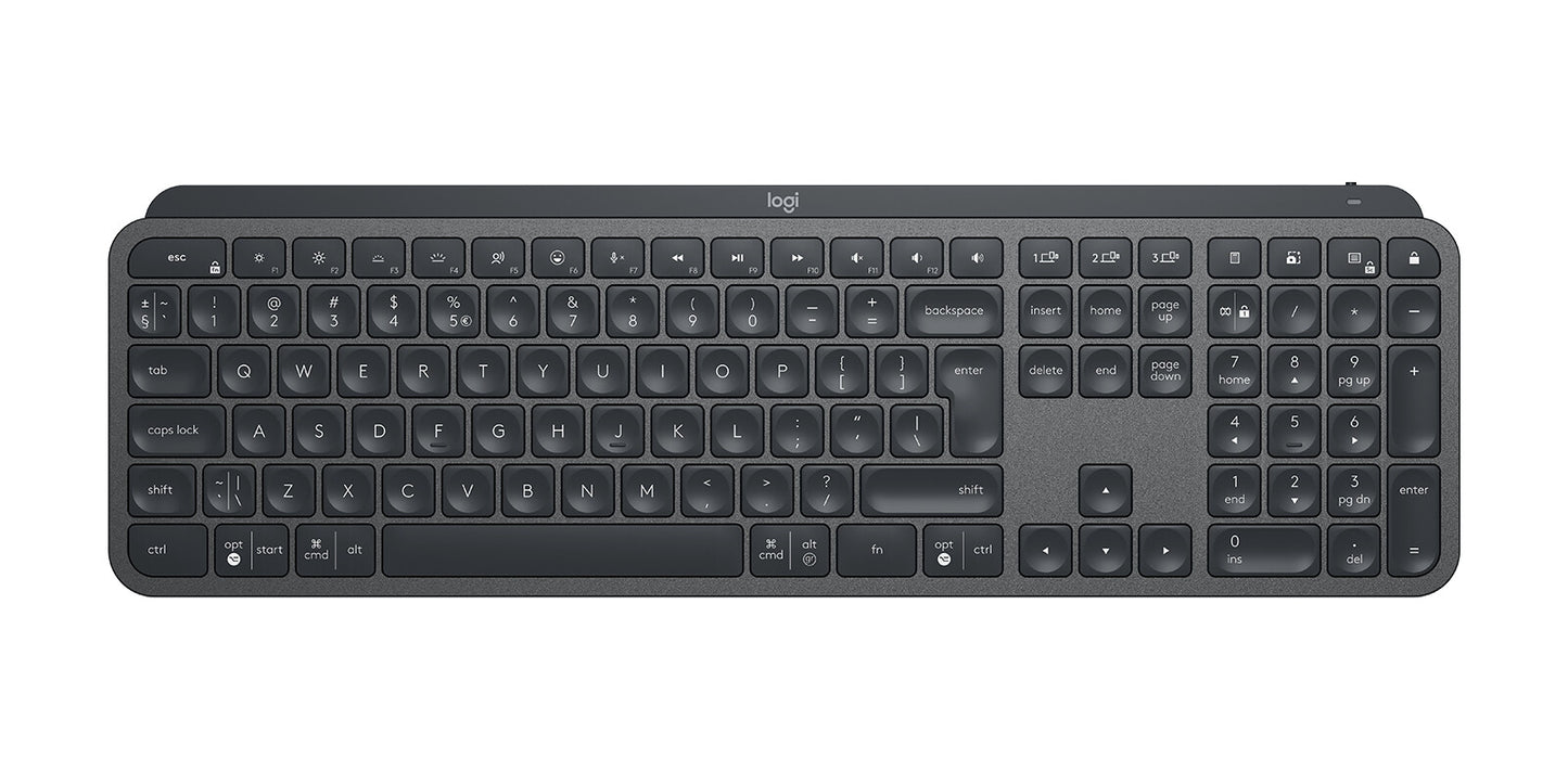 Logitech Master 920-010251 tangentbord Kontor Bluetooth QWERTY Amerikanskt internationellt grafit