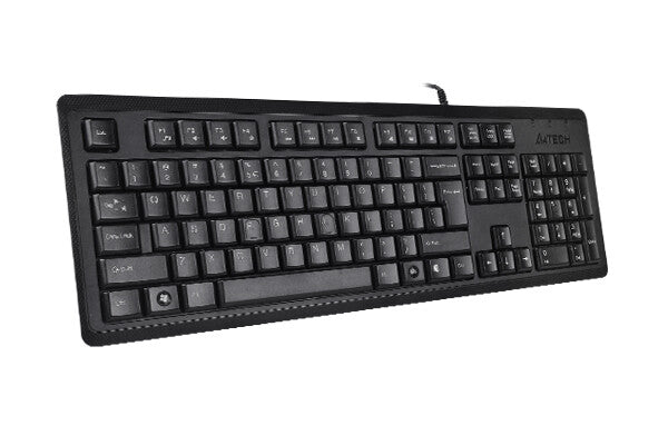 A4Tech KR-92 tangentbord Universal USB QWERTY Engelsk Svart