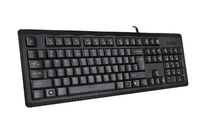A4Tech KR-92 tangentbord Universal USB QWERTY Engelsk Svart
