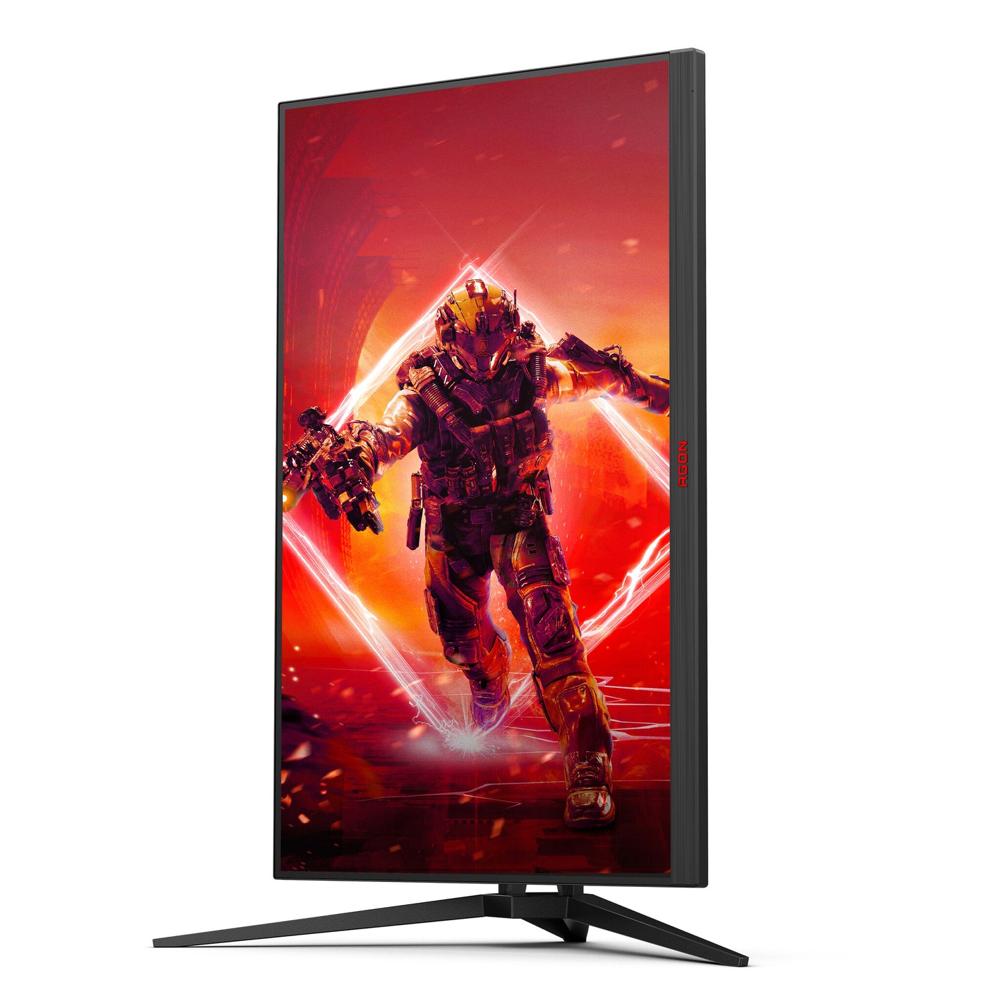 AOC AGON AG275QXN/EU LED display 68,6 cm (27") 2560 x 1440 pixlar Quad HD Svart, Röd