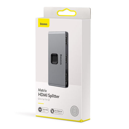 Baseus CAHUB-BC0G bilddelare HDMI 3x HDMI
