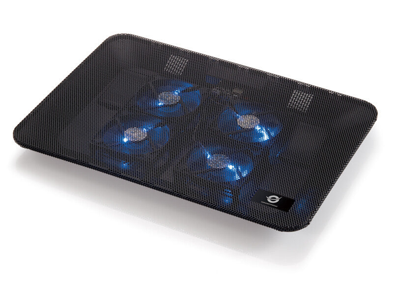 Conceptronic CNBCOOLPADL4F kylningsdynor för bärbara datorer 39,6 cm (15.6") Svart