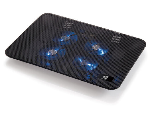 Conceptronic CNBCOOLPADL4F kylningsdynor för bärbara datorer 39,6 cm (15.6") Svart