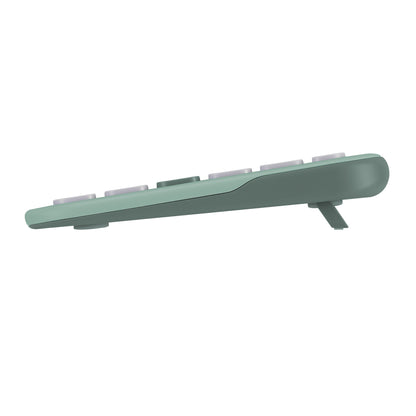 ASUS KW100 KEYBOARD/GN/GE/81 tangentbord Hem Bluetooth QWERTZ tyska Grön, Ljusgrön