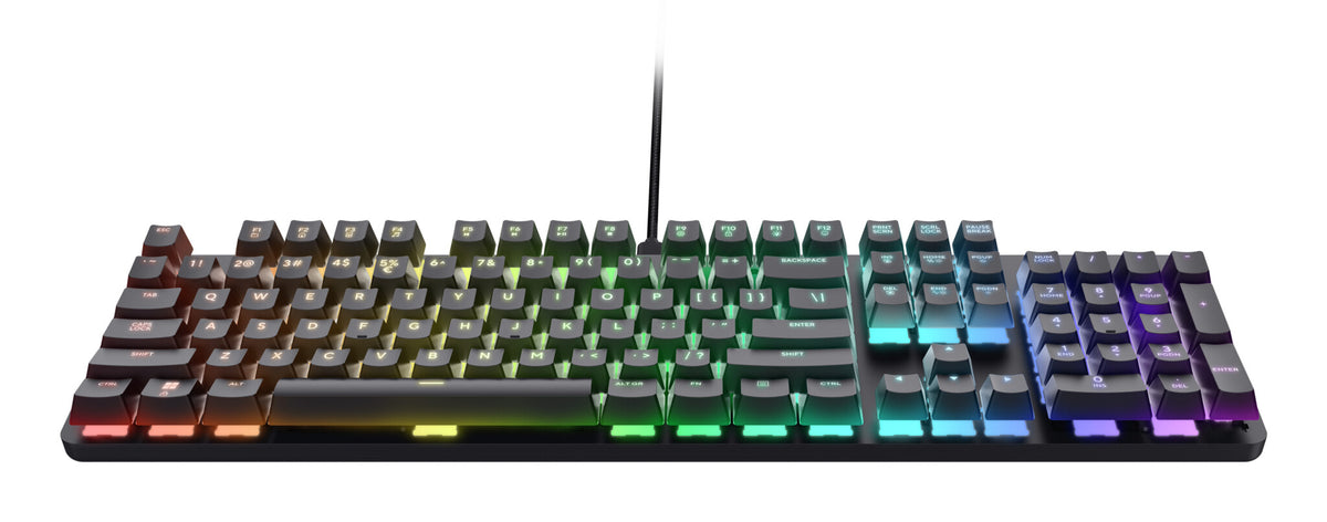 Trust GXT 871 Zora tangentbord Spela USB tyska Svart