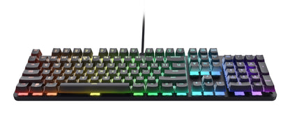 Trust GXT 871 Zora tangentbord Spela USB tyska Svart