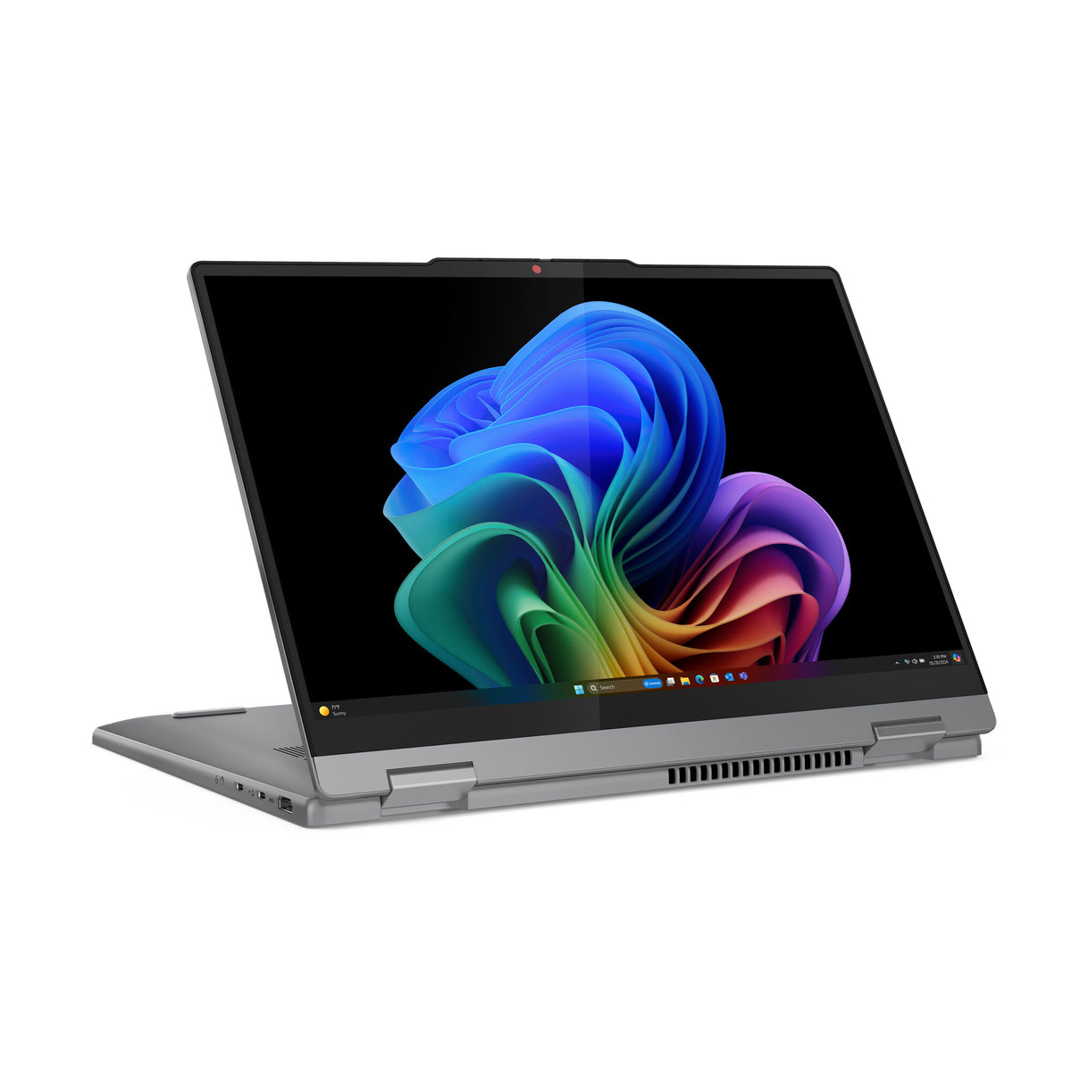 Lenovo IdeaPad 5 2-in-1 14Q8X9 Copilot+ PC Snapdragon X1P-42-100 Hybrid (2-i-1) 35,6 cm (14") Pekskärm WUXGA 16 GB LPDDR5x-SDRAM 1 TB SSD Wi-Fi 7 (802.11be) Windows 11 Home tyska Grå