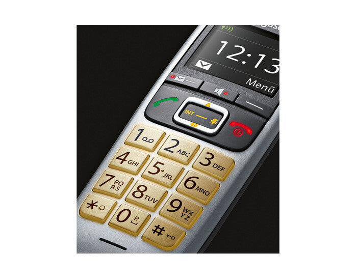 Gigaset E560 Analog telefon/DECT-telefon Svart, Silver