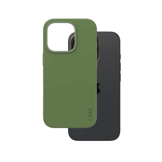 PanzerGlass CARE by ® Fashionable Case Green w. MagSafe iPhone 16 Pro mobiltelefonfodral Omslag Grön
