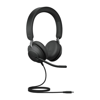 Jabra Evolve2 40 SE Headset Kabel Huvudband Samtal/musik USB Type-C Svart