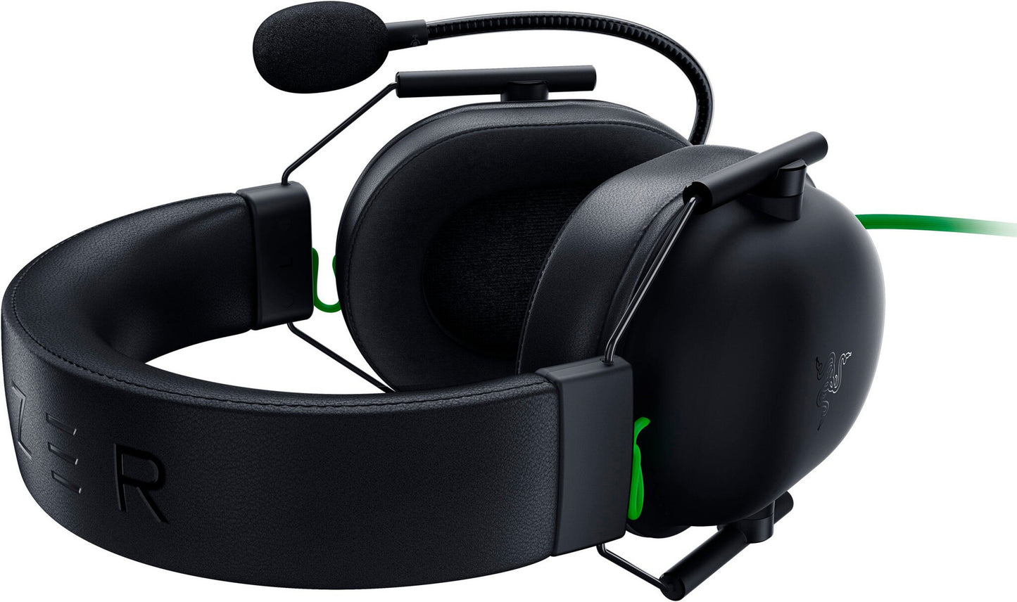 Razer Blackshark V2 X Headset Kabel Huvudband Spela Svart, Grön