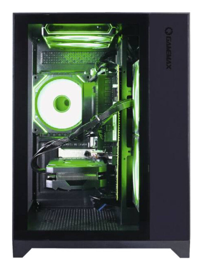 Hyrican PCK07796 persondatorer/arbetsstationer AMD Ryzen™ 7 5700X 16 GB DDR4-SDRAM 1 TB SSD NVIDIA GeForce RTX 5060 Ti Windows 11 Home PC Svart
